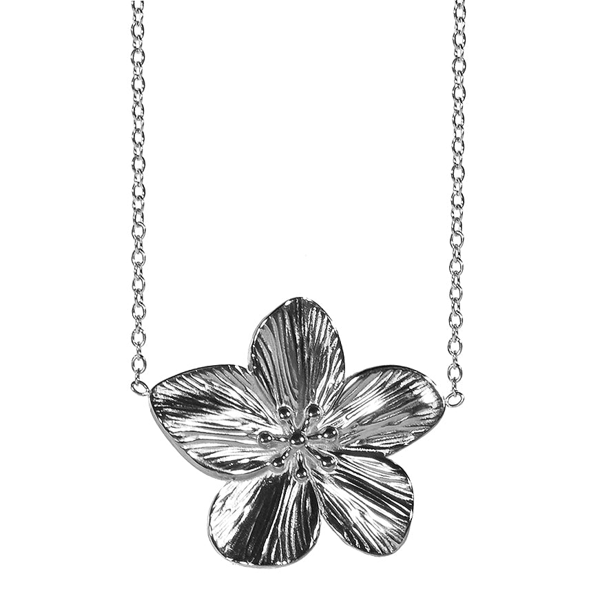 Cherry Blossom Necklace - Elegant Floral Jewelry