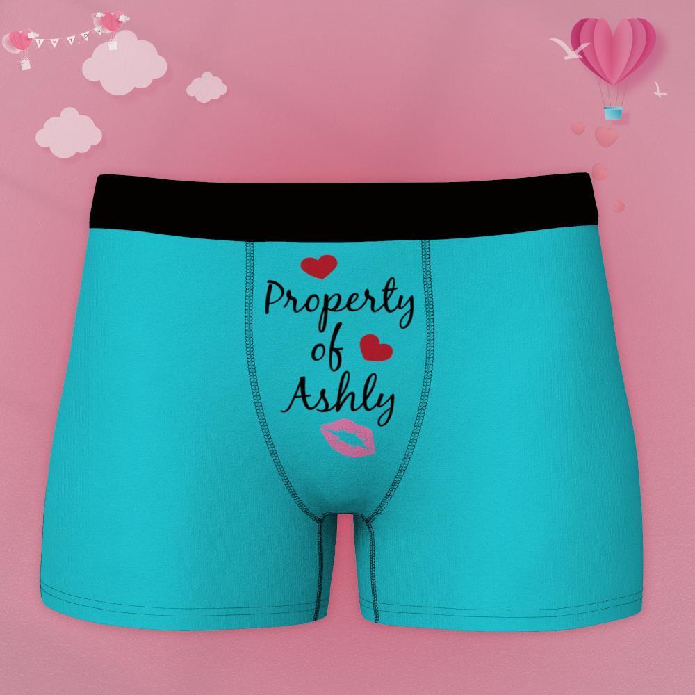 Custom Photo Boxers - Personalized Anniversary Gift for Boyfriend or Husband