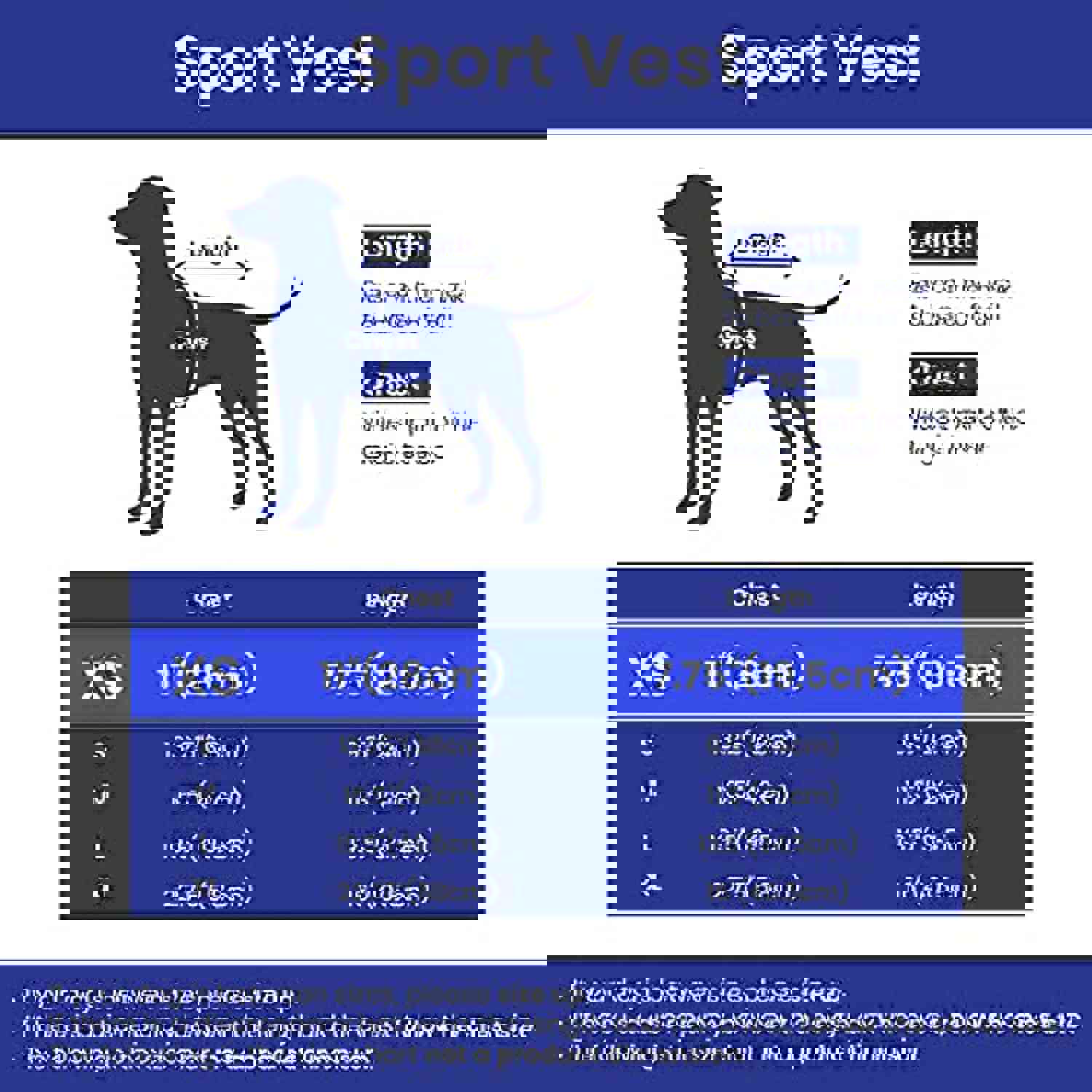 Feeke Sports Vest Dog Jacket - Reflective Fleece-Lined Vest for Small Dogs