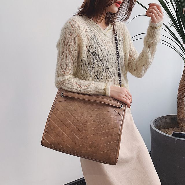 Women's Large-Capacity PU Leather Bag