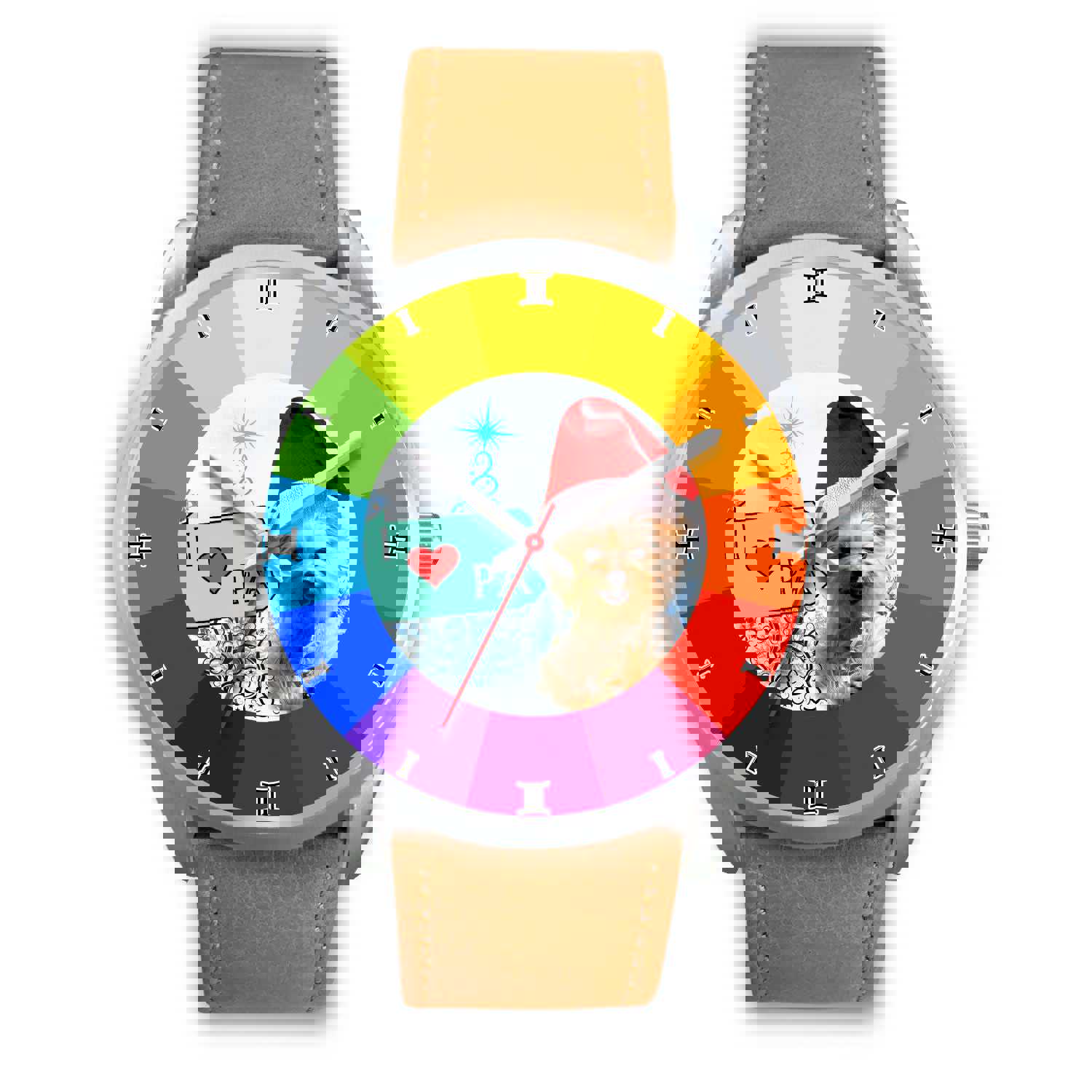 Lovely Yorkie Dog Pennsylvania Christmas Special Wrist Watch