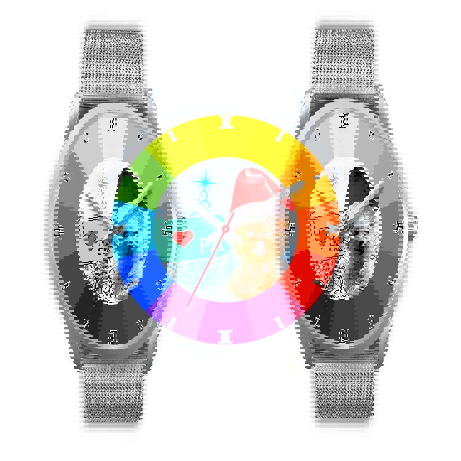 Lovely Yorkie Dog Pennsylvania Christmas Special Wrist Watch