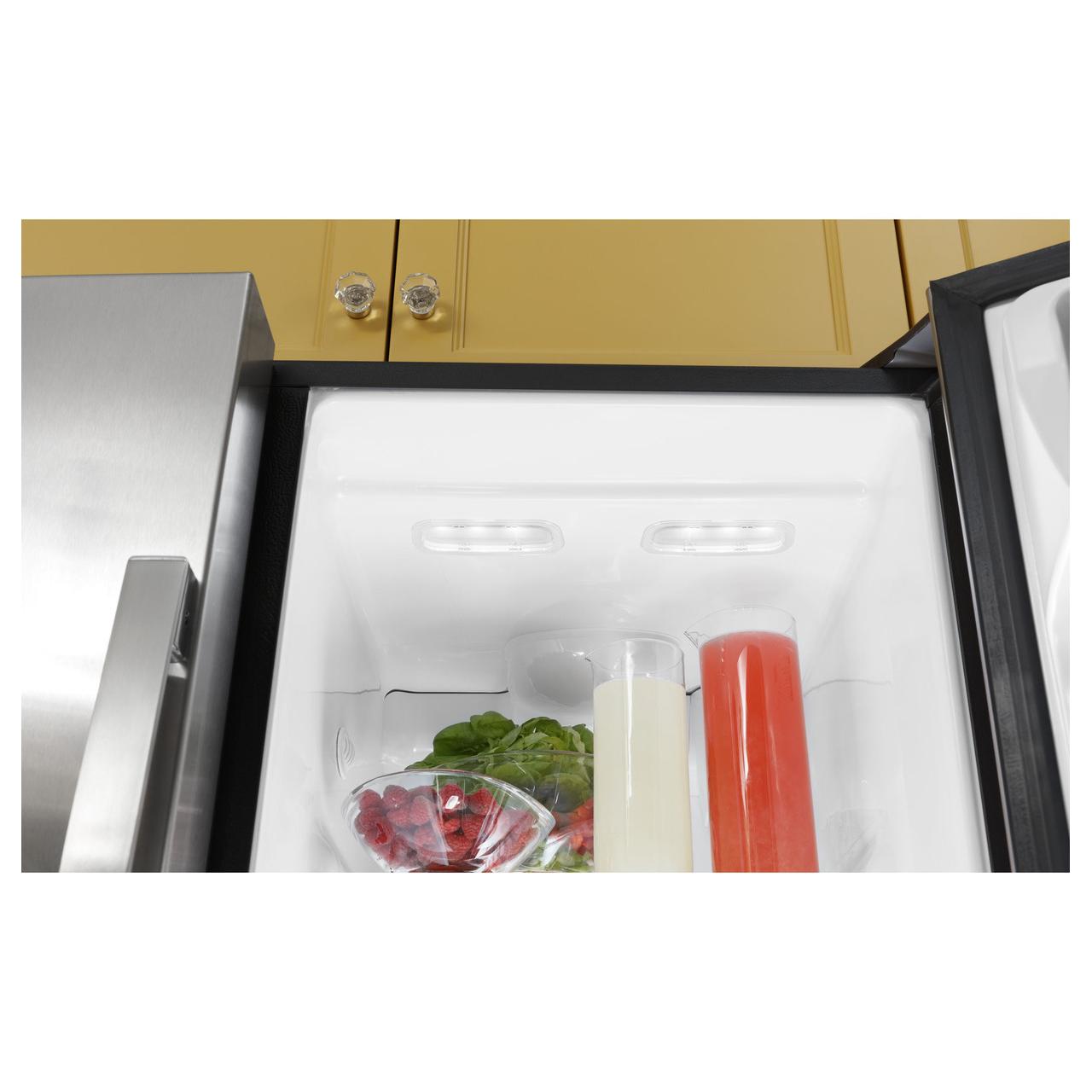 GE 36-inch, 25.3 cu. ft. Side-by-Side Refrigerator with Water and Ice Dispenser GSS25GYPFS