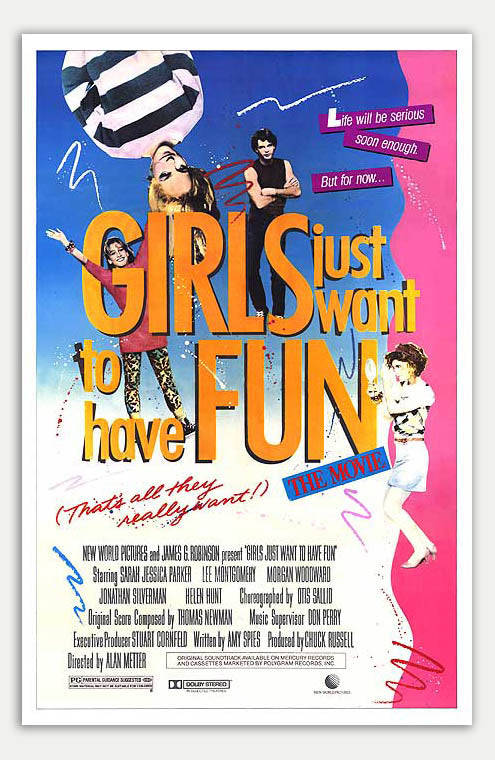 Girls Just Want to Have Fun - 11 x 17 Movie Poster (1985 Reprint)