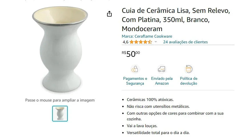 Chimarrão Set - Traditional Brazilian Mate Tea Kit (4 Items)