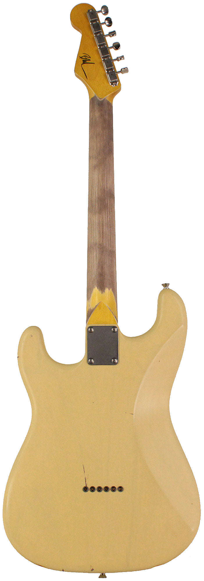 Nash S-63 Guitar, Cream, Hard Tail, Light Aging