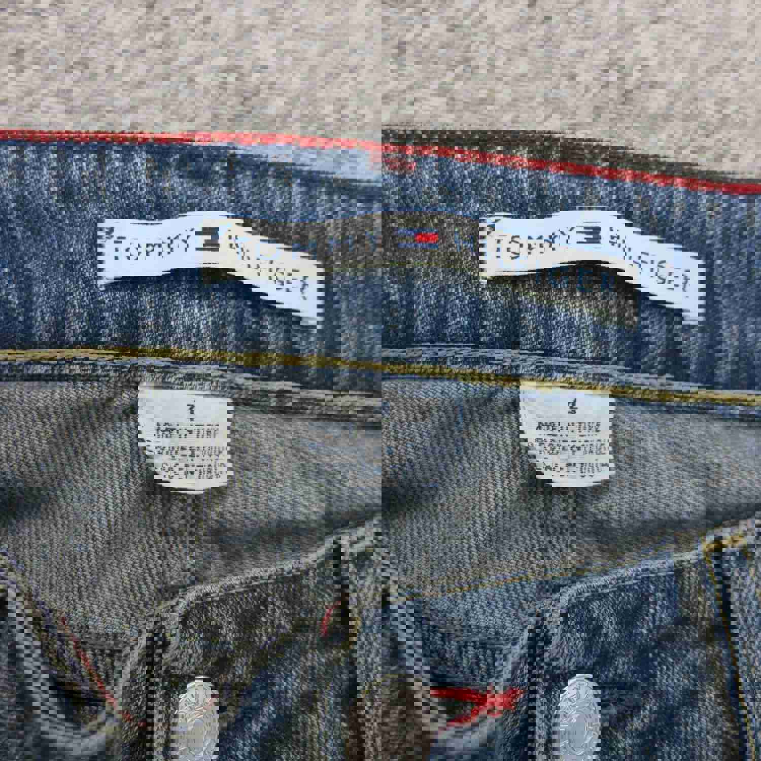 Tommy Hilfiger Men's Blue Boot Cut Stretch Denim Jeans Size 4