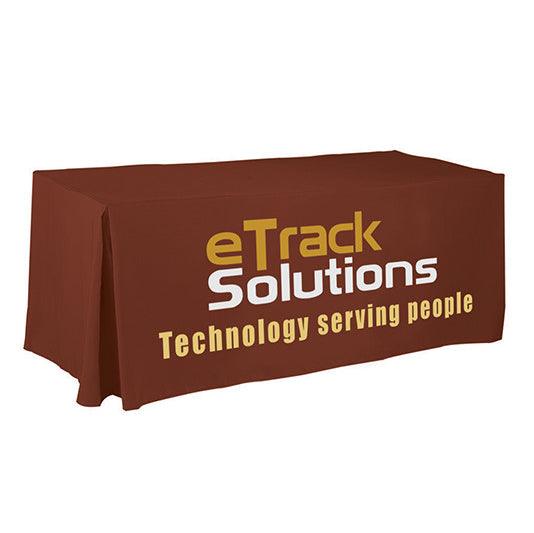 4 Custom Printed Fitted Table Cover - Front Panel Print