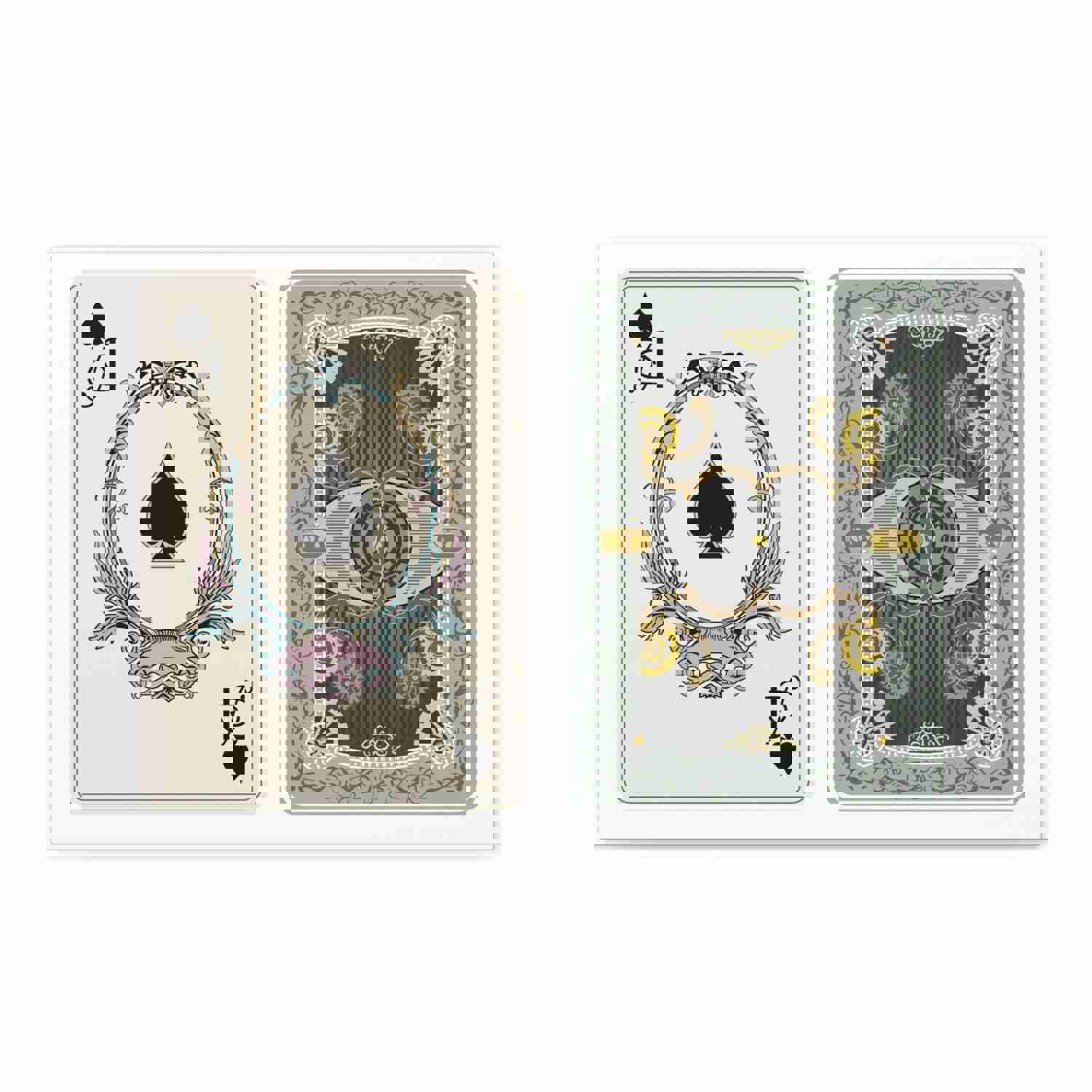 Steampunk Style Ace Of Spades Playing Card Canvas Wall Art - Ready-to-Hang Home Decor