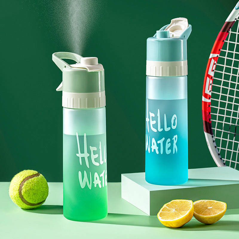 HeyoCombat 32 OZ Motivational Water Bottle with Ice Grid, Leakproof & BPA Free