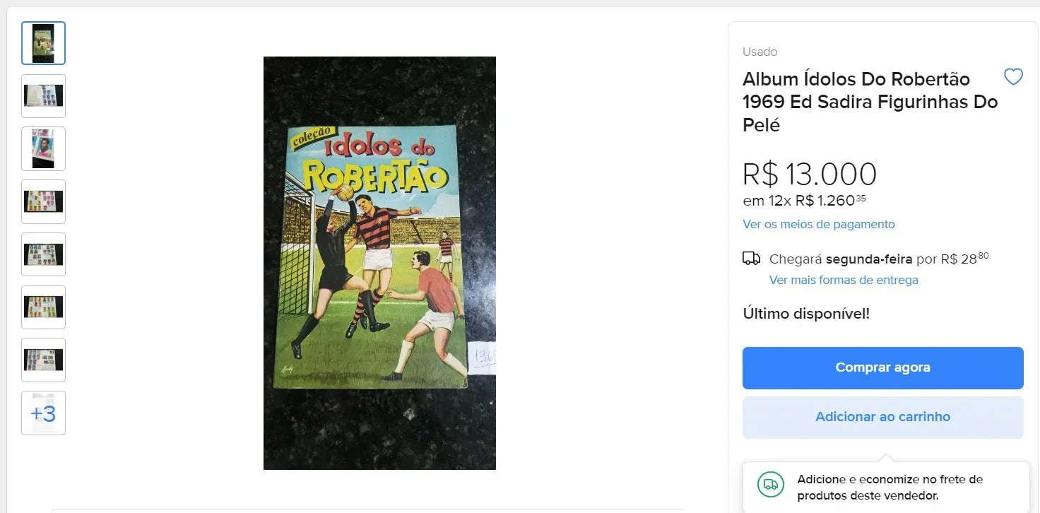 Vintage Football Album Collection Kit - 3 Rare Brazilian Albums (1956-1969)