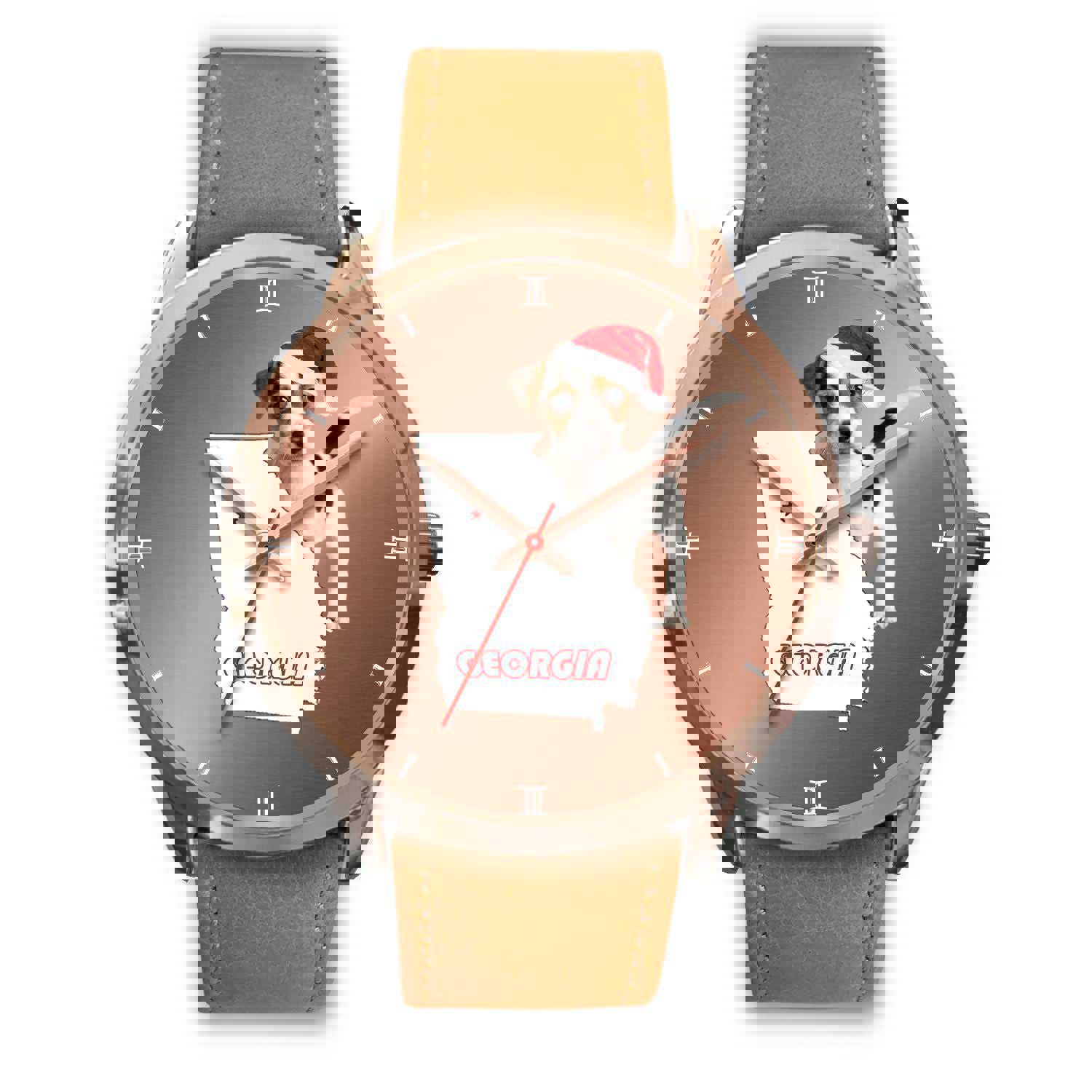Jack Russell Terrier Georgia Christmas Special Wrist Watch