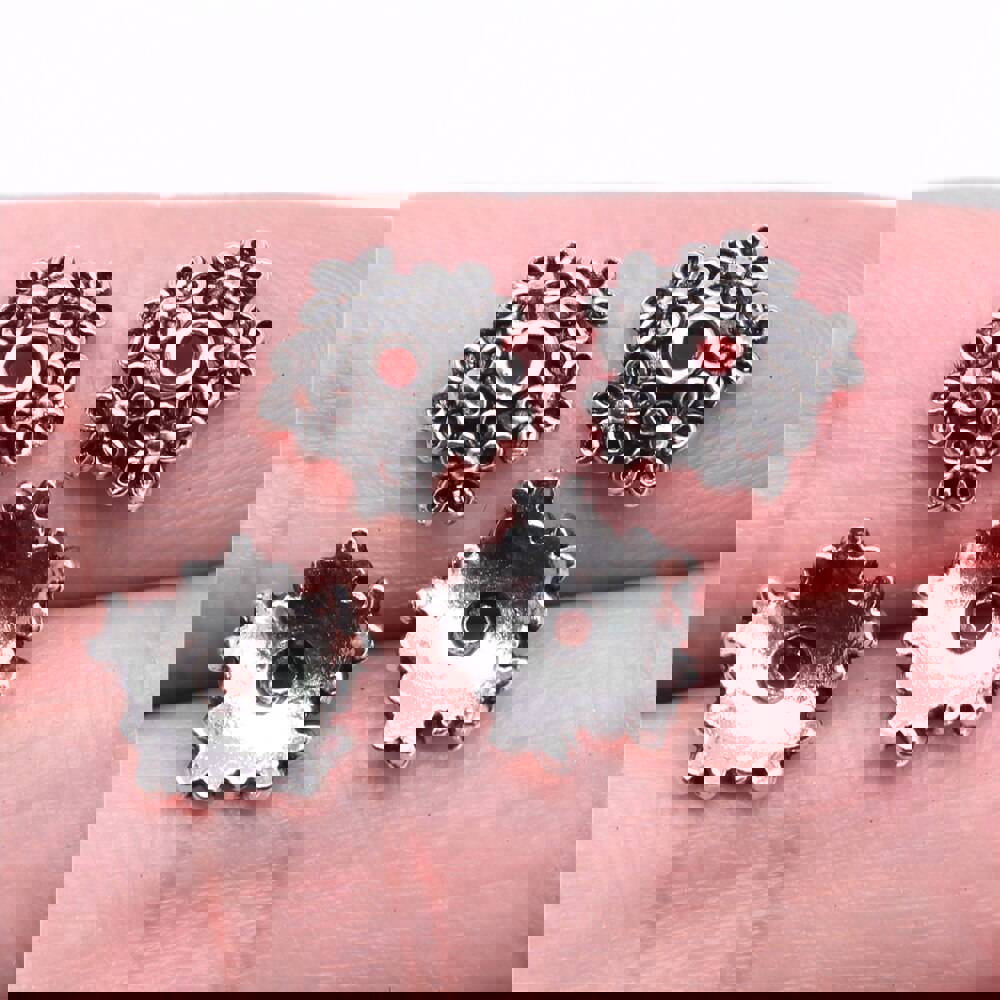 WYSIWYG 40pcs Antique Silver Alloy Charms for DIY Jewelry Making