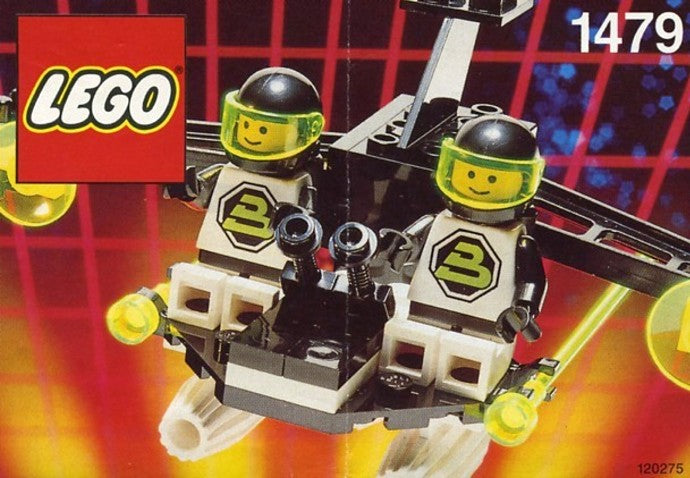 1479-1: 2-Pilot Craft - Blacktron II Space Lego Set
