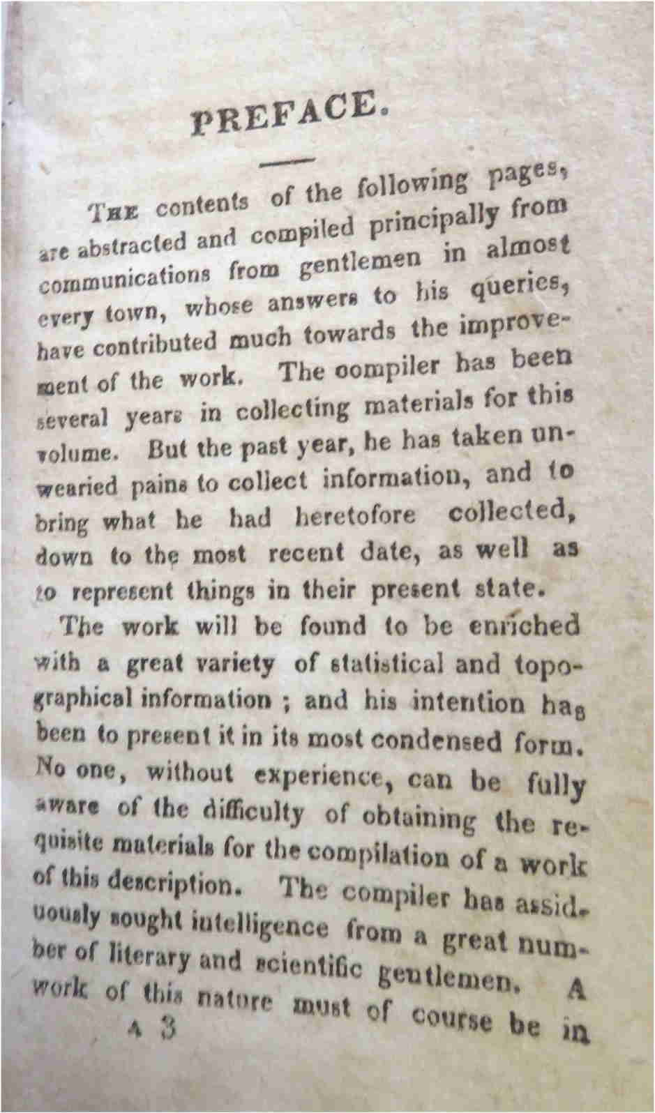 Vermont Gazetteer Geographical & Statistical 1823 Rare Pocket Book