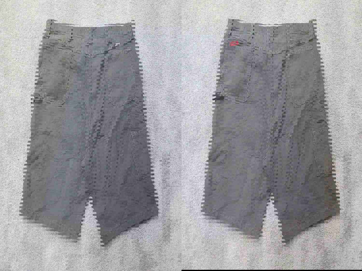 Wrangler Men's High Rise Cargo Stretch Shorts - Gray (Size 50)