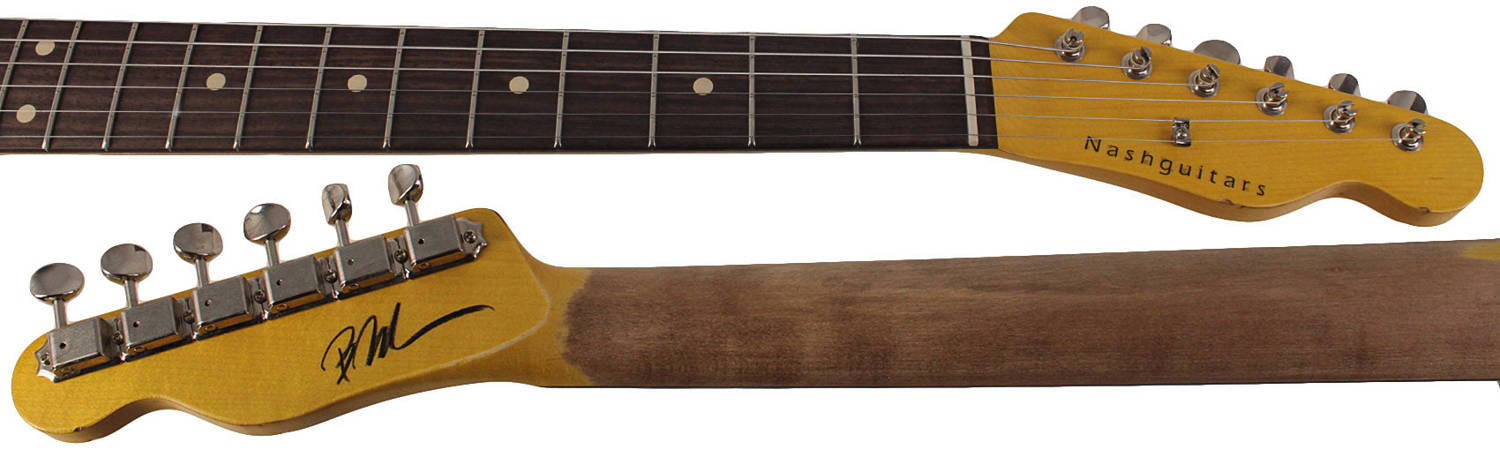 Nash T-63 Guitar, Charcoal Frost Metallic, Light Aging