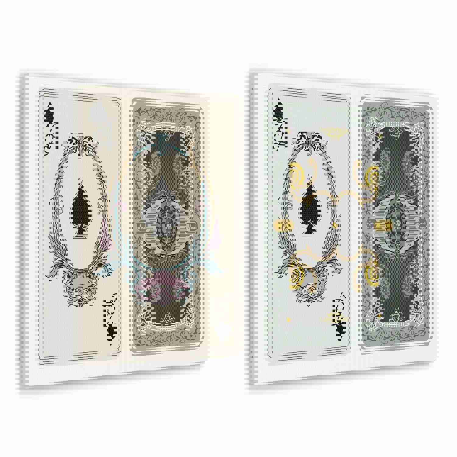Steampunk Style Ace Of Spades Playing Card Canvas Wall Art - Ready-to-Hang Home Decor