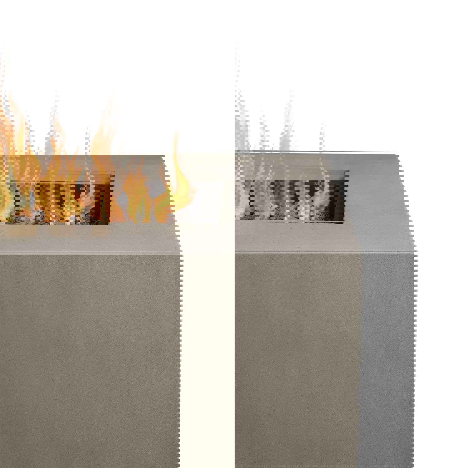 Real Flame Aegean 50 Rectangle Propane or Natural Gas Fire Pit Table