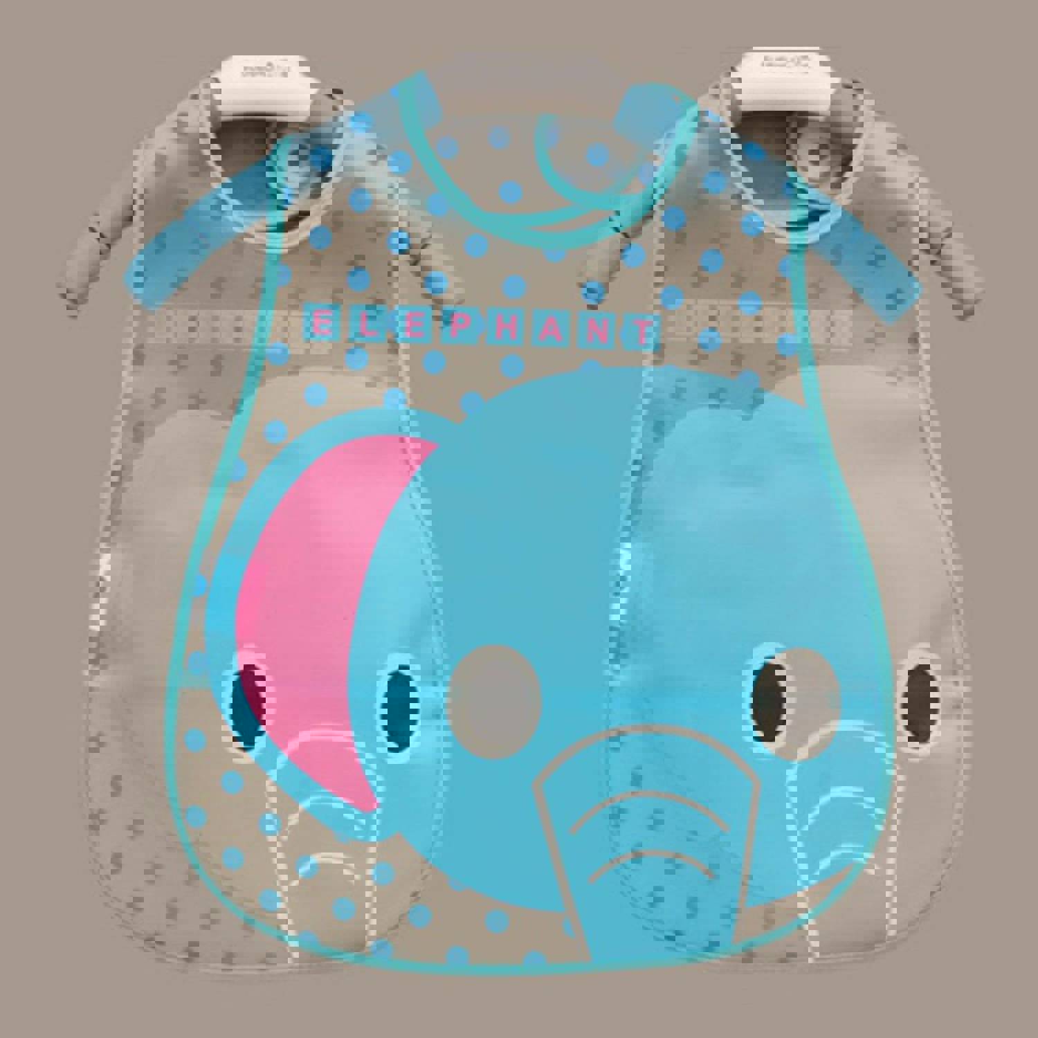 Waterproof Elephant Cartoon Baby Bibs - Unisex Cotton Infant Burp Cloths