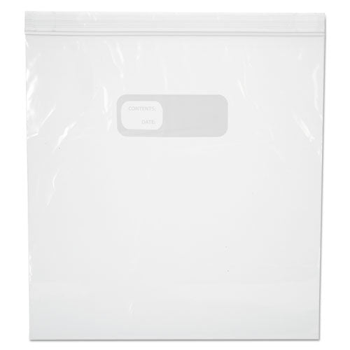 Boardwalk Reclosable Food Storage Bags, 1 Gallon, 2.7 Mil, 10.5 X 11 Inches, Clear, 250-Count Box