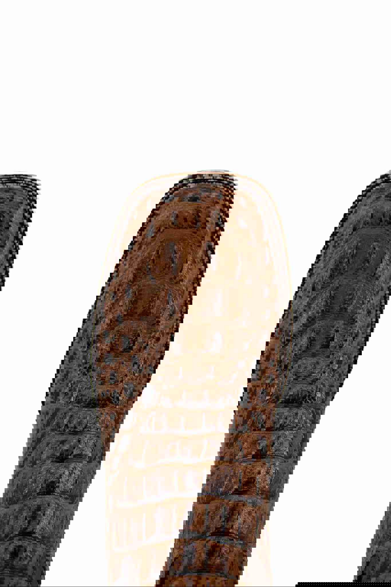 Imit. Fuscus De Cocodrilo Cowboy Boot - Genuine Leather Square Toe