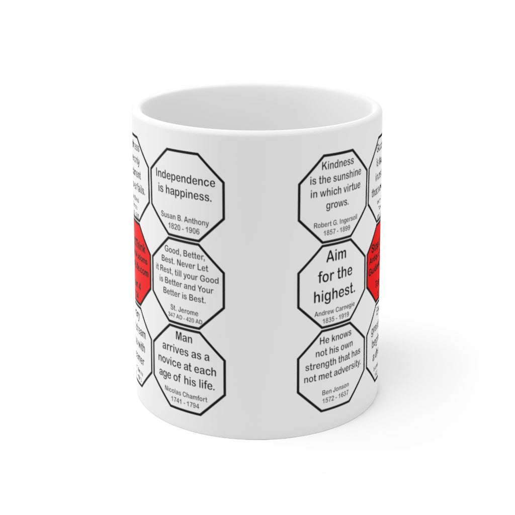 MugWisdom Team 4 - Antique Wisdoms Ceramic 11oz Cup