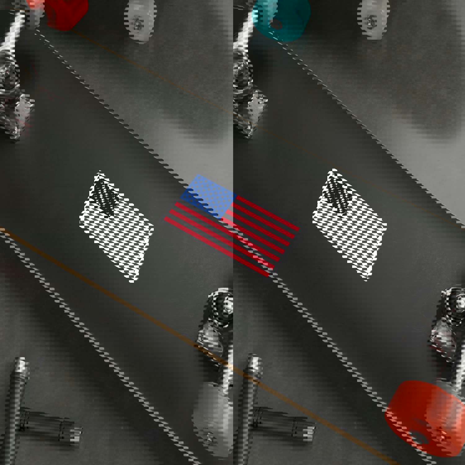 American Flag Decal - Indoor & Outdoor Vinyl Sticker