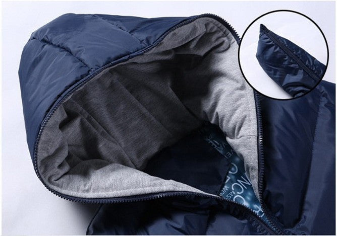 Hot Sale Men Winter Jacket Korean Style Slim Fit Fashion Warm Thick Men Coat