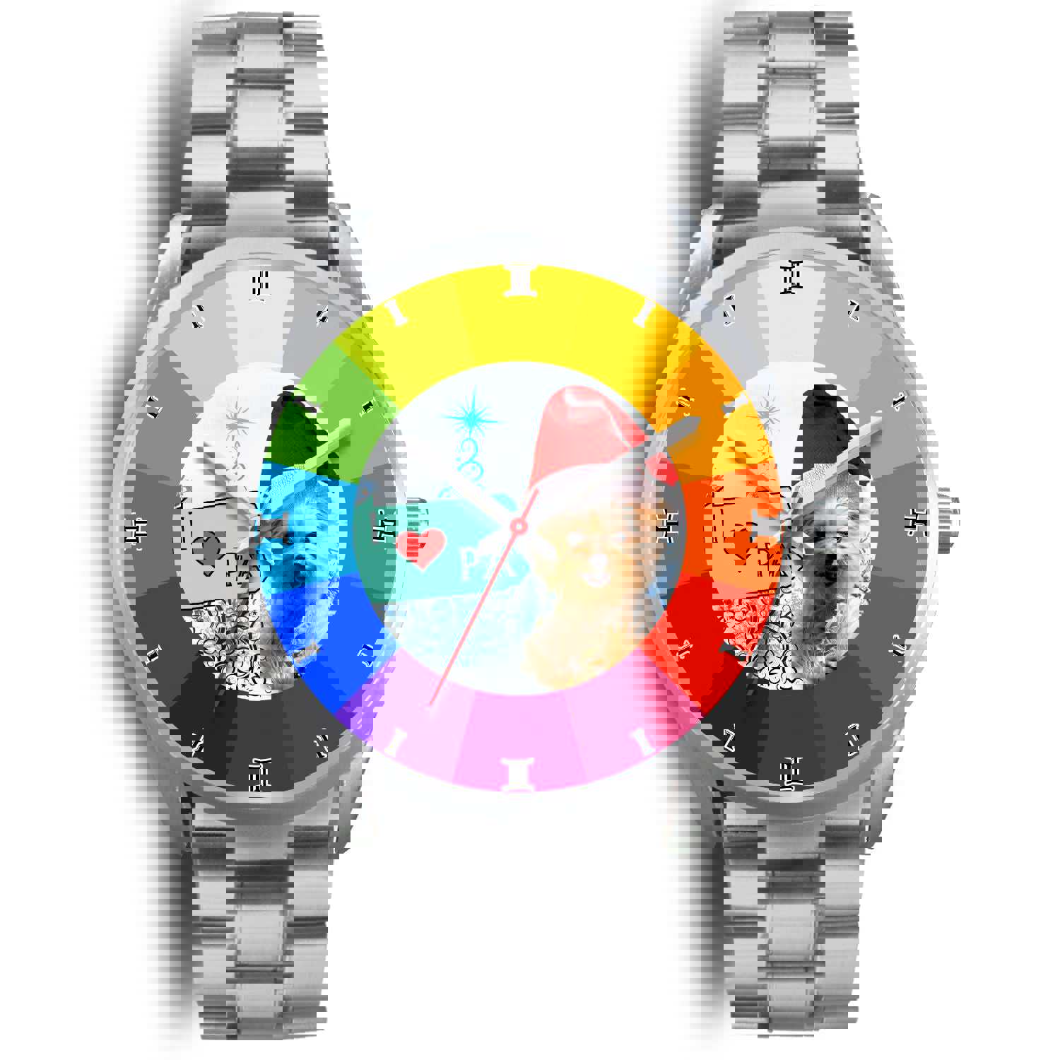 Lovely Yorkie Dog Pennsylvania Christmas Special Wrist Watch