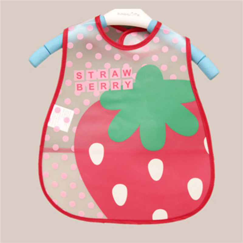 Waterproof Elephant Cartoon Baby Bibs - Unisex Cotton Infant Burp Cloths