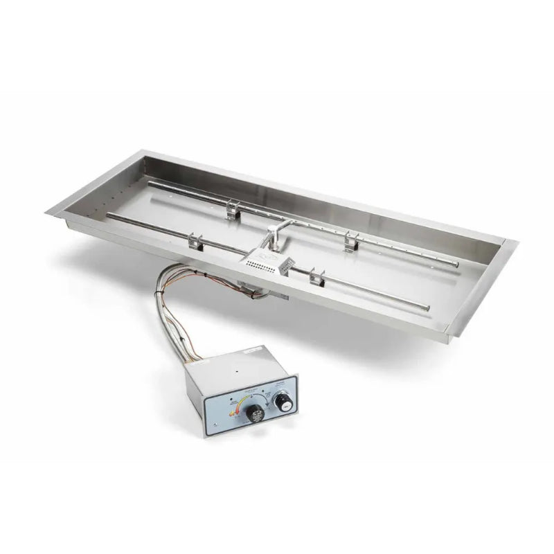 HPC 60x24 RTF SST Torpedo Rectangle Fire Pit Package