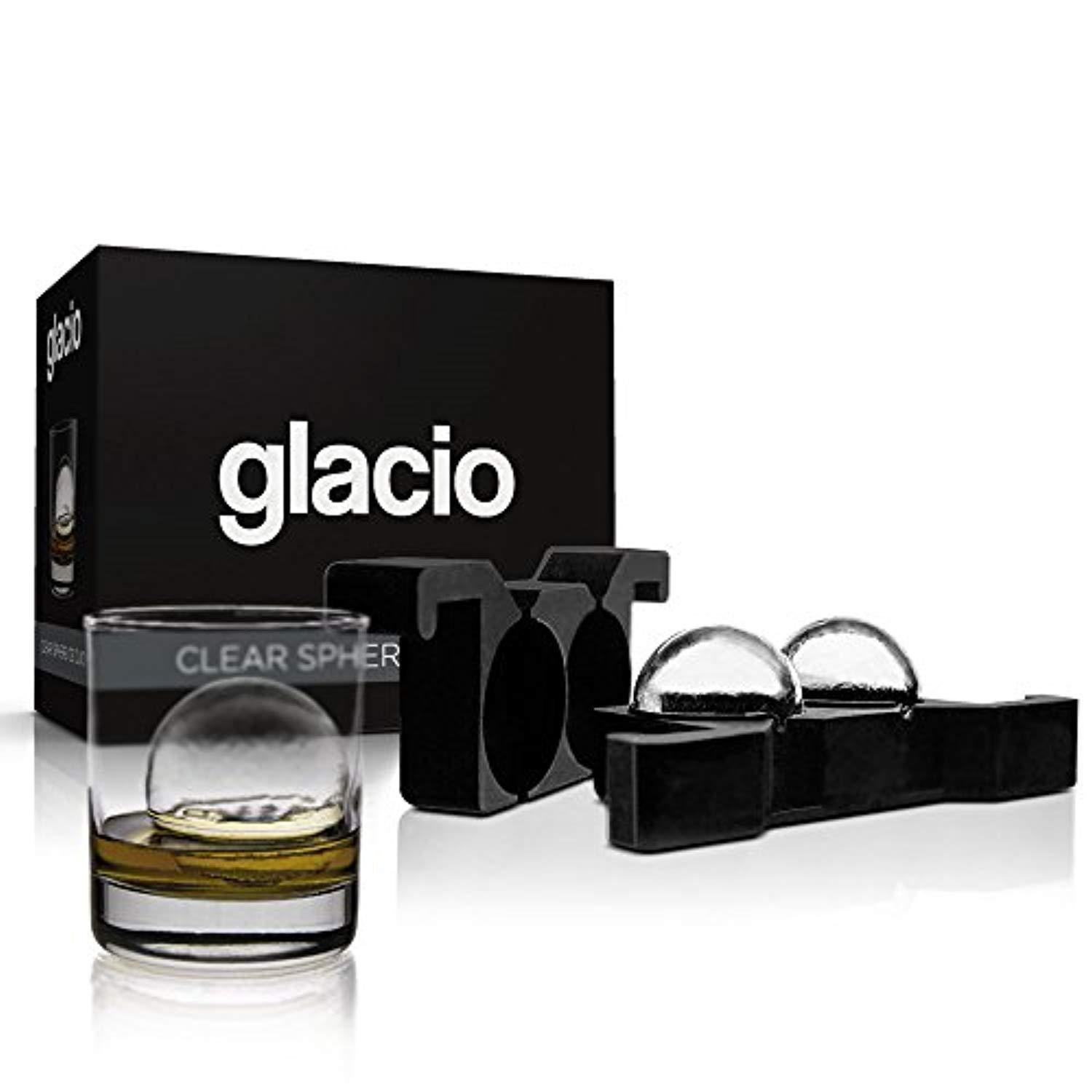Glacio Clear Sphere Duo | Crystal Clear Ice Ball Maker