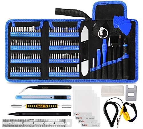 Kaisi 136 in 1 Professional Electronics Repair Tool Kit with Magnetic Drive and Portable Bag