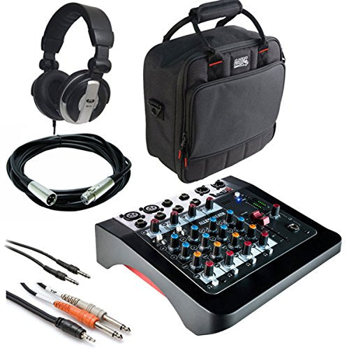 Allen & Heath ZED-6 6 Input Compact Analog Mixer Bundle with Accessories