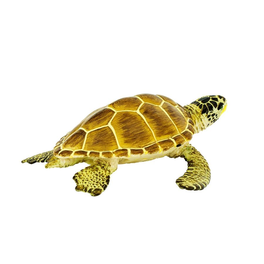 Loggerhead Turtle Toy - Hand Painted Figurine