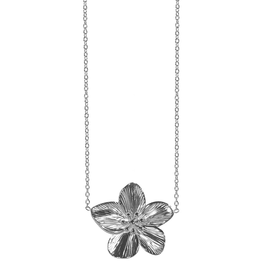 Cherry Blossom Necklace - Elegant Floral Jewelry