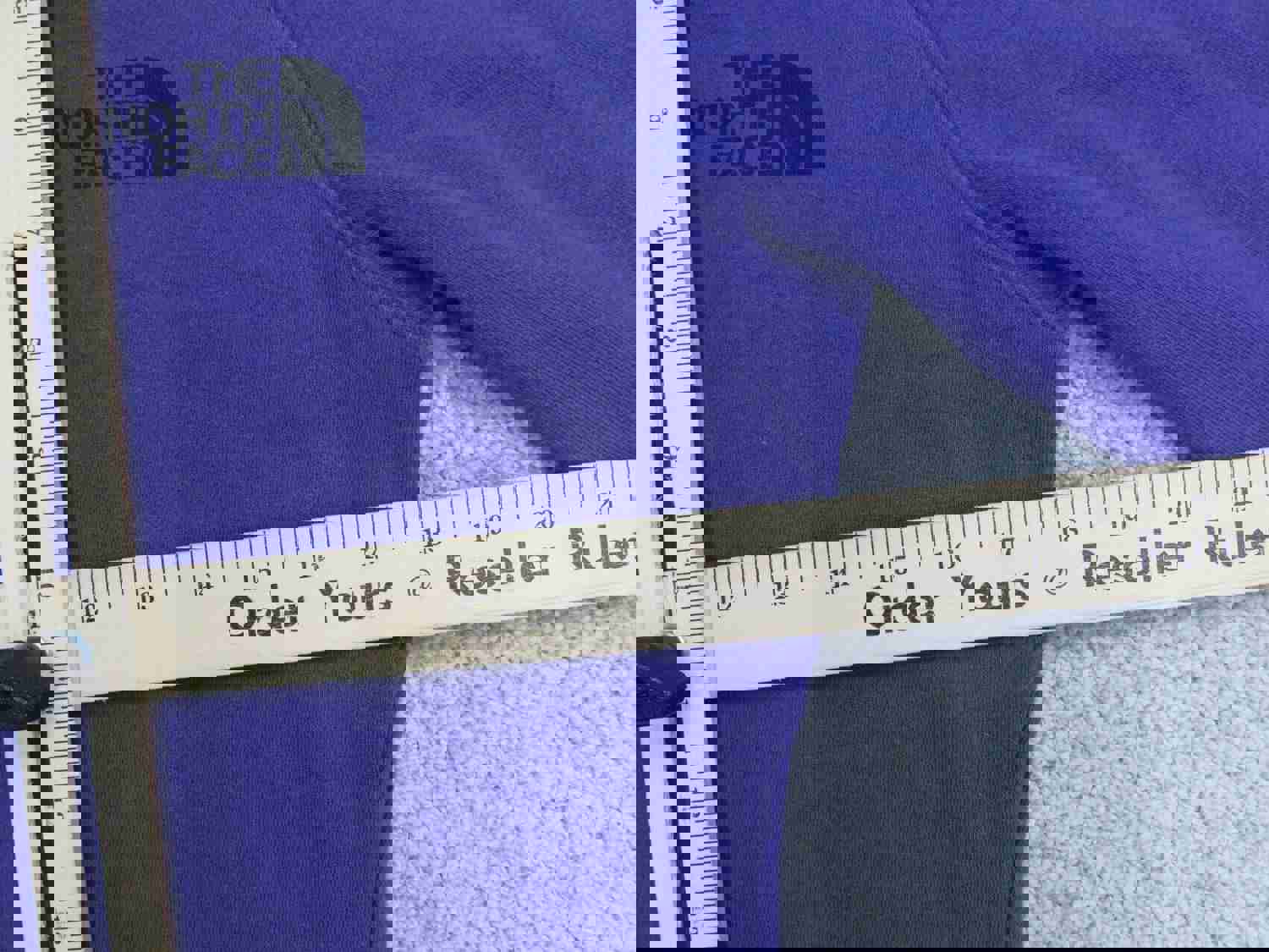 The North Face Women's Purple Graphic Hoodie Sweatshirt - Size Small