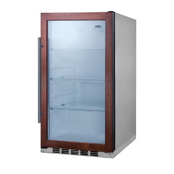 Summit SPR489OSCSSPNR 19 Glass 3.13 cu.ft. Indoor/Outdoor Beverage Cooler