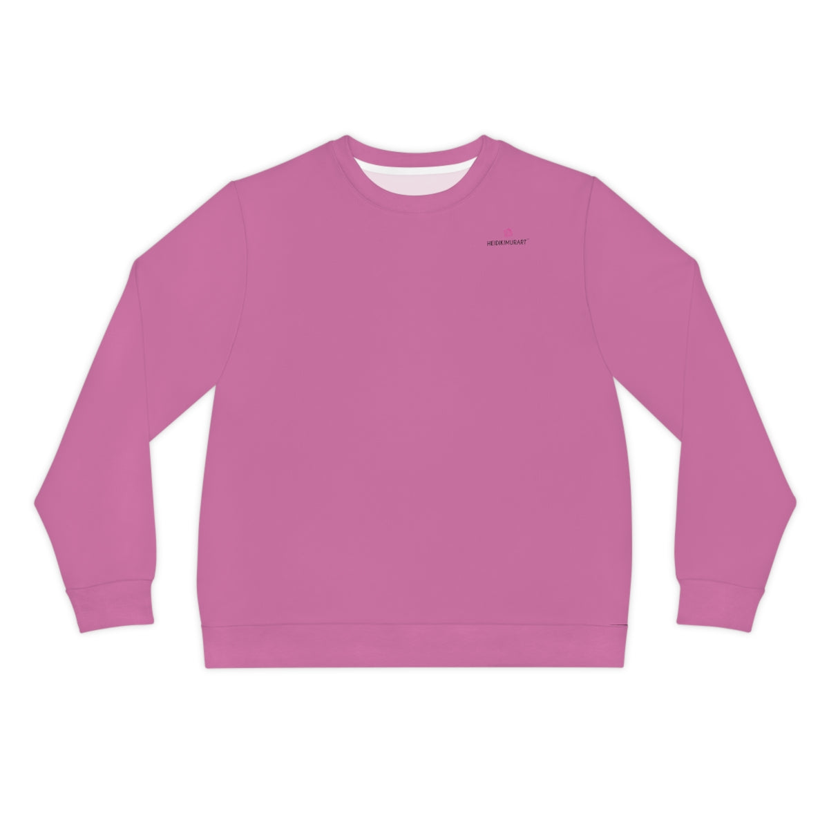 Pink Lightweight Men's Sweatshirt - Breathable & Soft