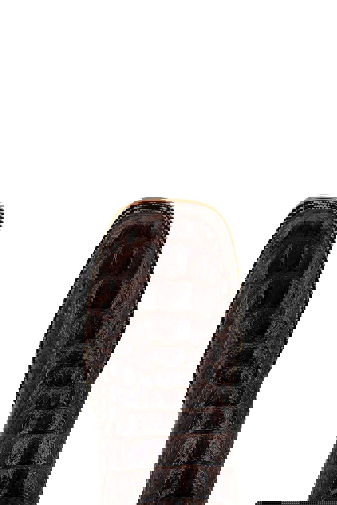 Imit. Fuscus De Cocodrilo Cowboy Boot - Genuine Leather Square Toe