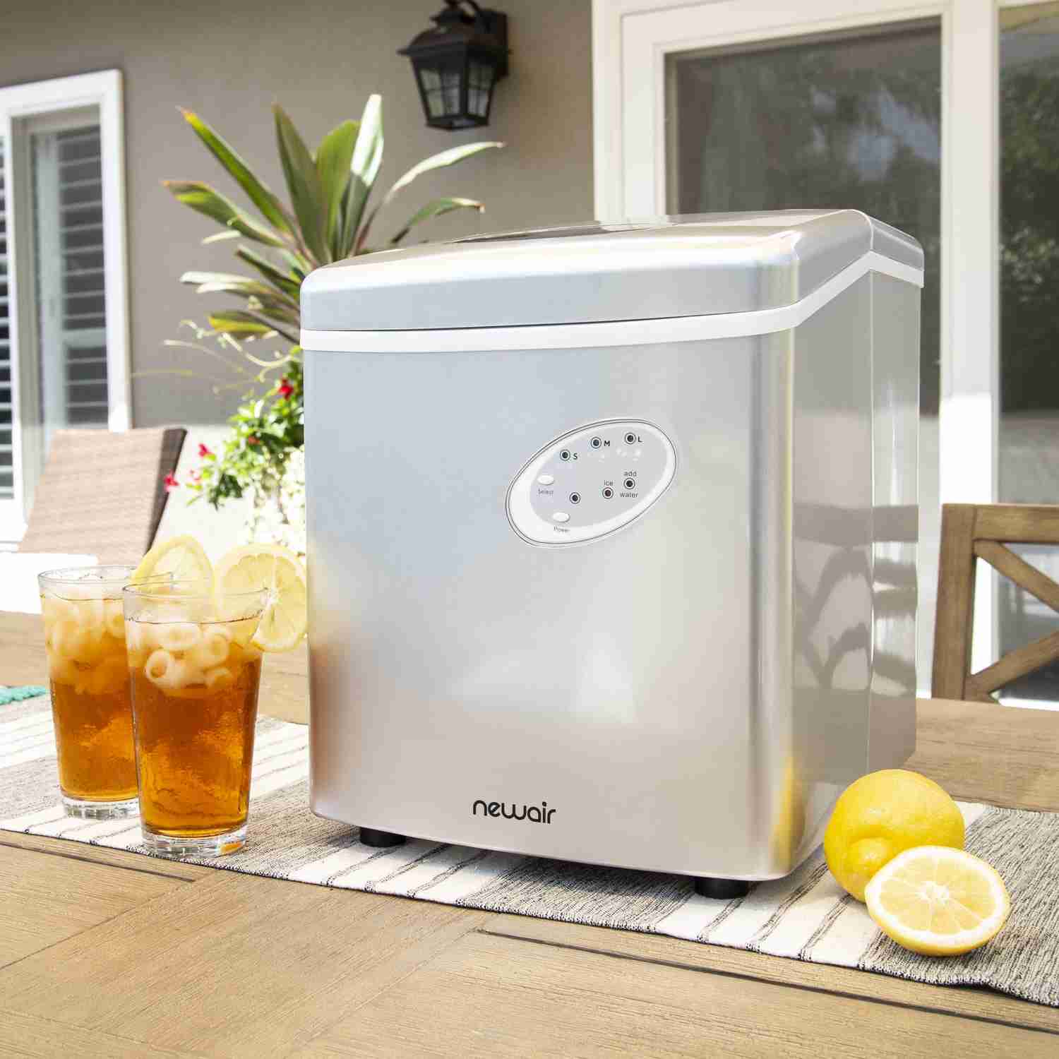 NewAir 28 lb. Portable Ice Maker - Compact Countertop Ice Machine for Home Use