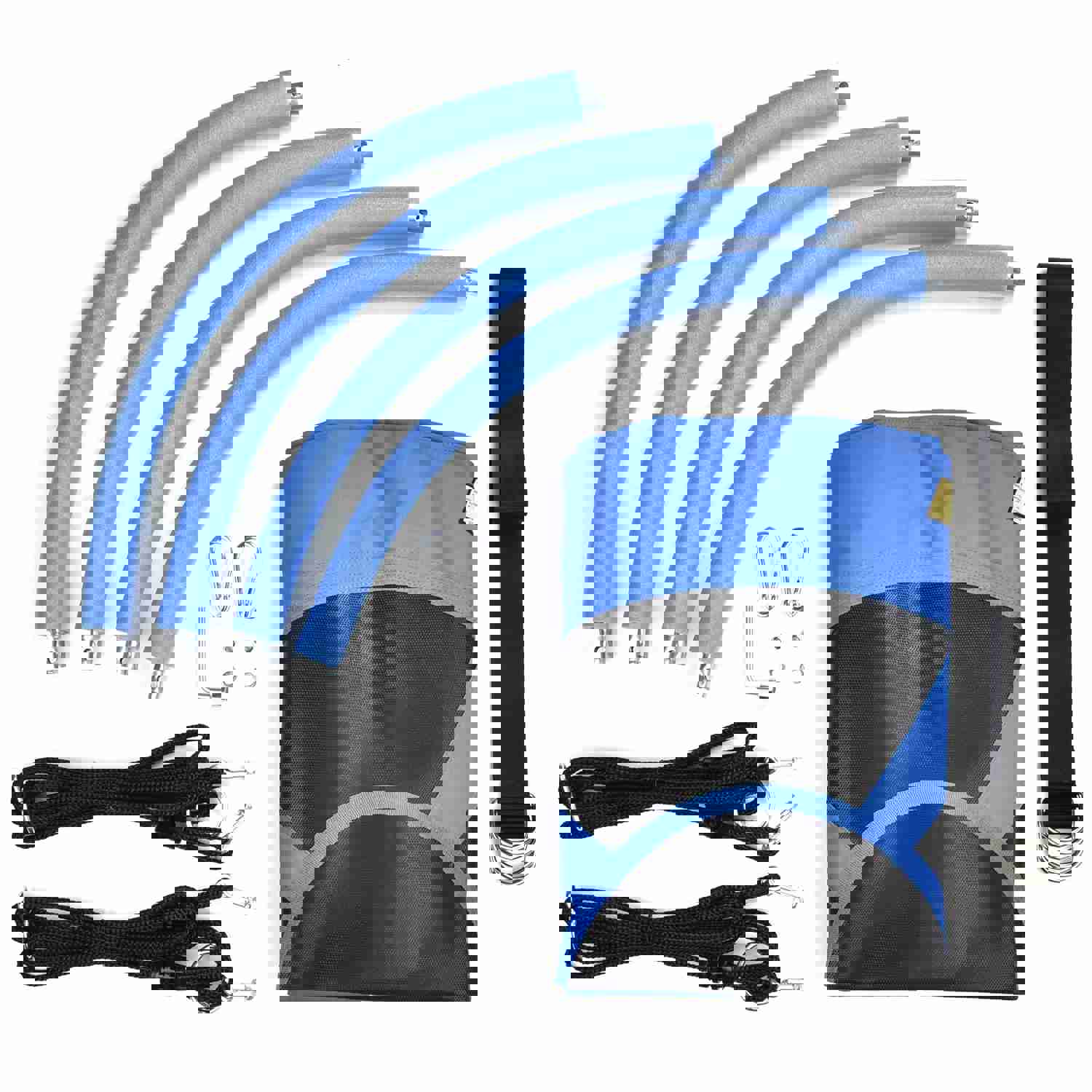 700LBS Weight Capacity 40 Flying Saucer Swing for Kids Outdoor, Large Round Tire Swings for Trees and Swingset, Strong Heavy Duty for Outside Playground, Blue