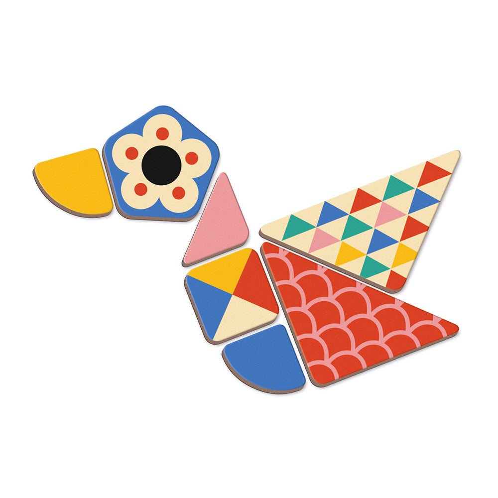 MAGNETIBOOK MODULOFORM - 43 Magnetic Tangram Educational Game for Kids