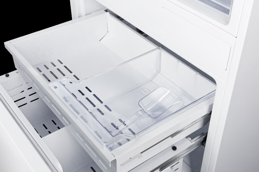 Hallman 30 Built-In Refrigerator with Interior Filtered Water Dispenser and Bottom Freezer