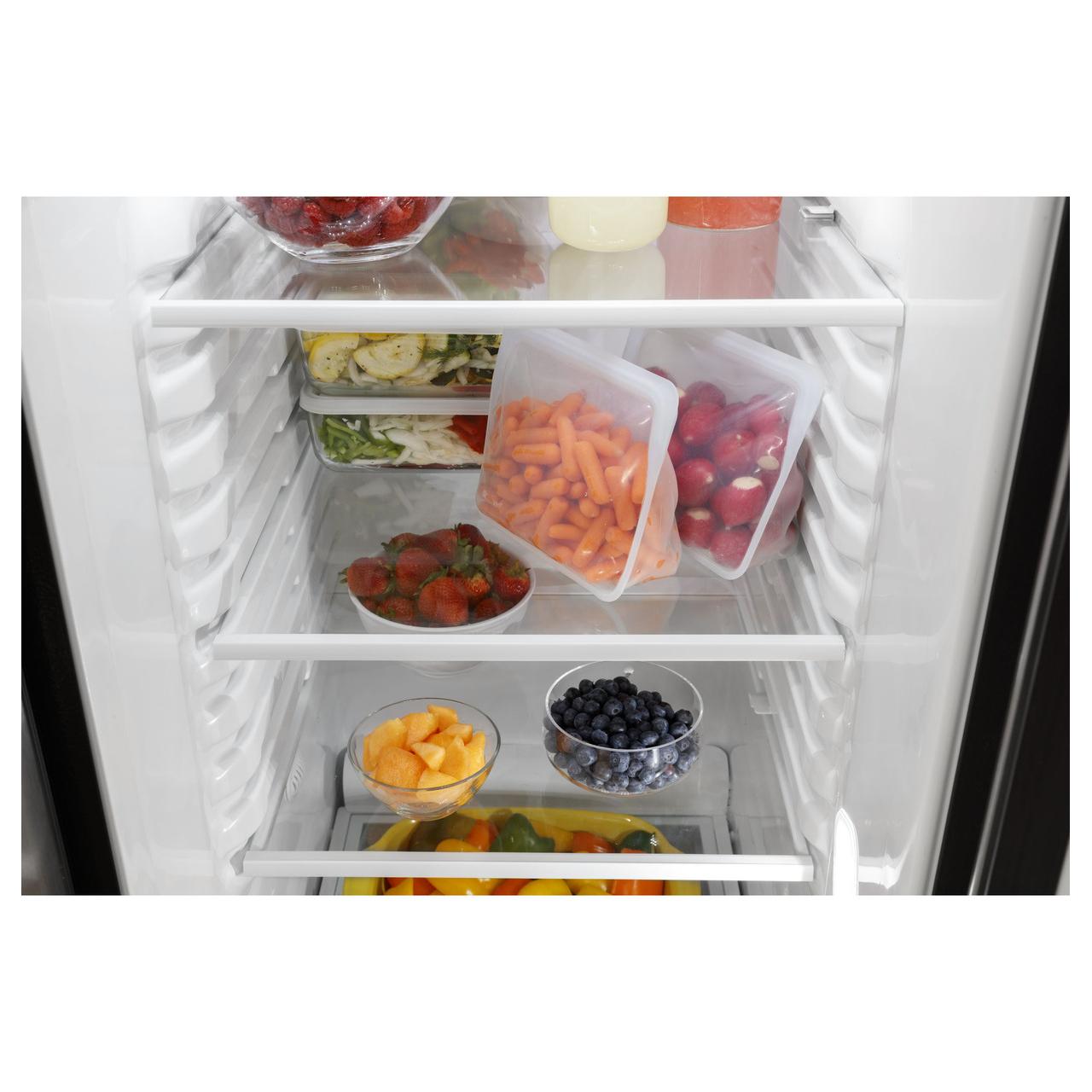 GE 36-inch, 25.3 cu. ft. Side-by-Side Refrigerator with Water and Ice Dispenser GSS25GYPFS