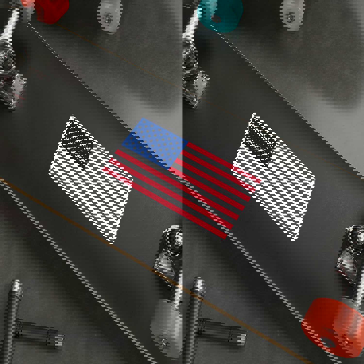 American Flag Decal - Indoor & Outdoor Vinyl Sticker