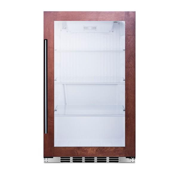 Summit SPR489OSCSSPNR 19 Glass 3.13 cu.ft. Indoor/Outdoor Beverage Cooler