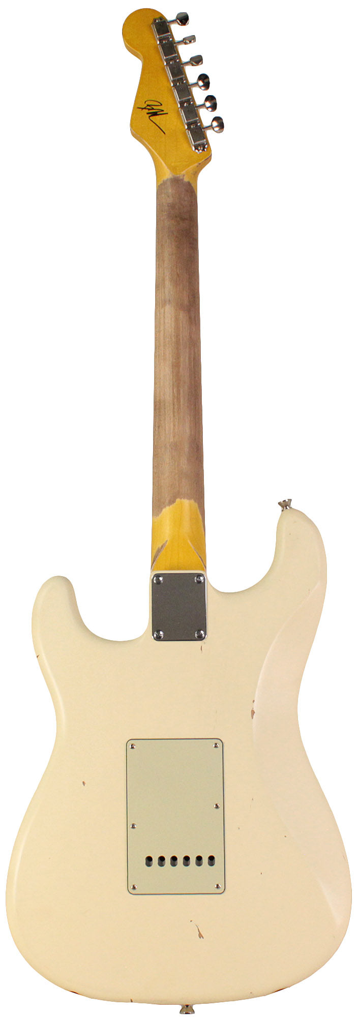 Nash S-63 Guitar, Olympic White, Light Aging