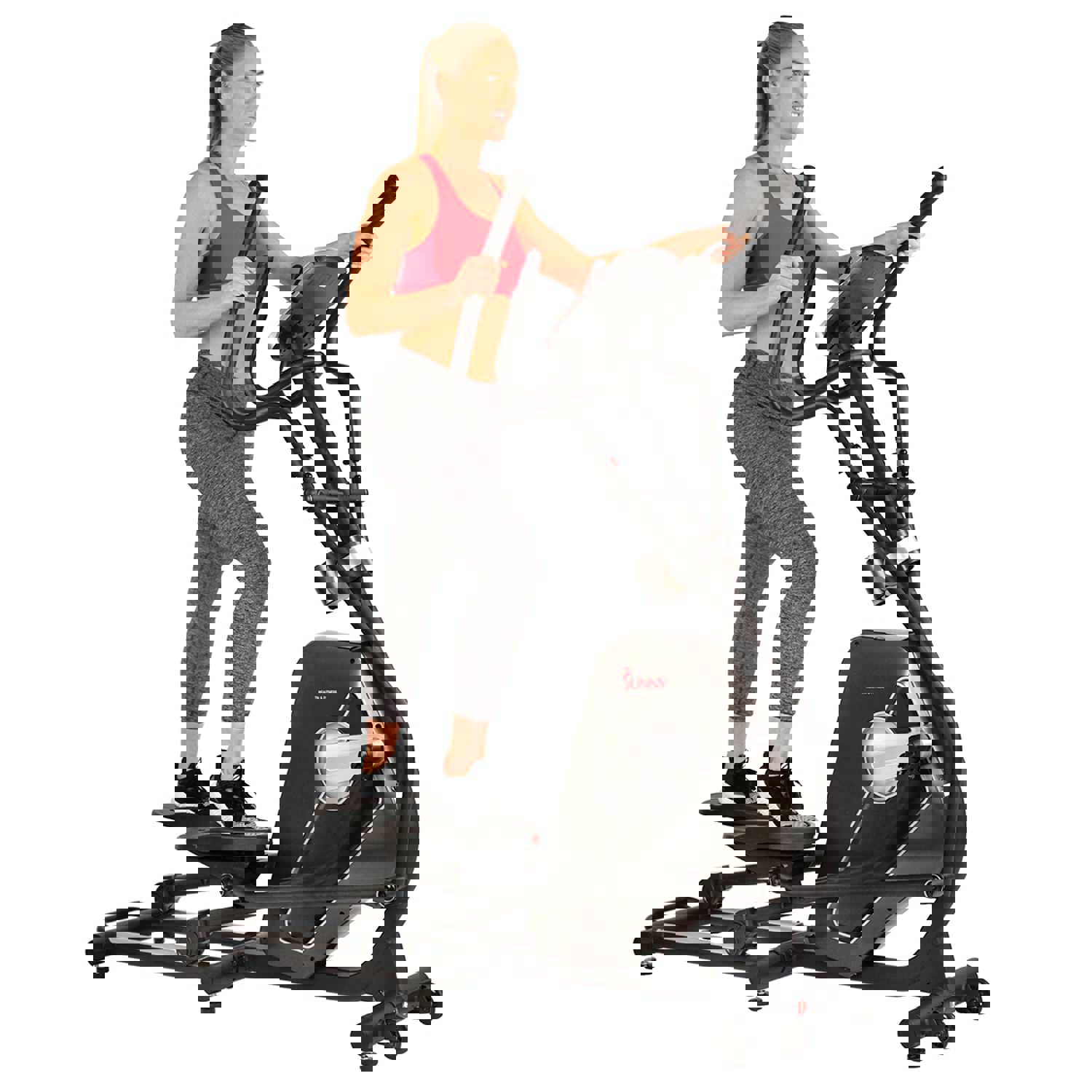 Sunny Health & Fitness Circuit Zone Elliptical - Magnetic Home Workout Machine